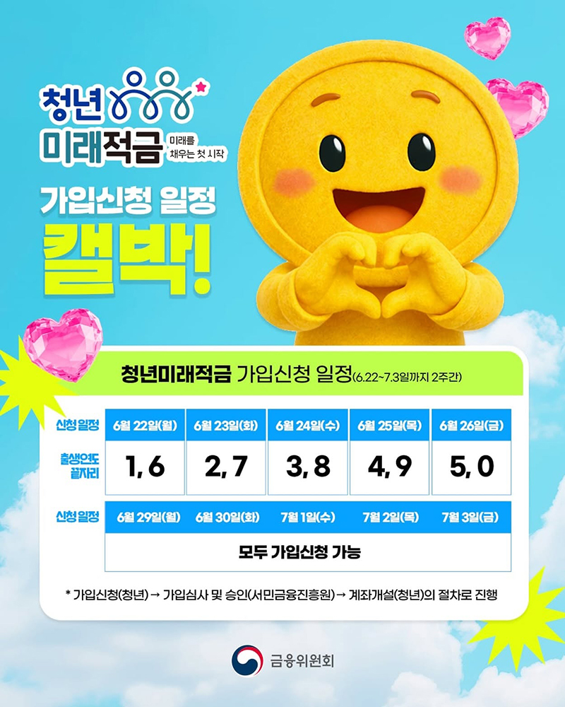 청년미래적금 일정